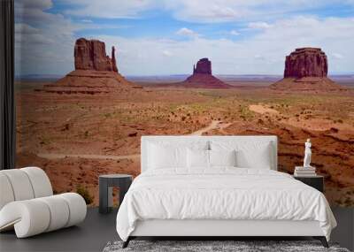 Monument Valley Tribal Park in Arizona USA Wall mural