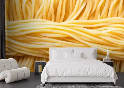 pattern background of homemade raw noodles Wall mural