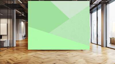 Different green pale backgrounds. Wall mural