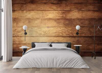 brown old wood texture background Wall mural