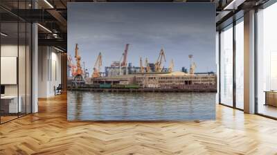 trading port Wall mural