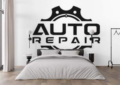 Automotive  Gear Logo design inspiration Wall mural