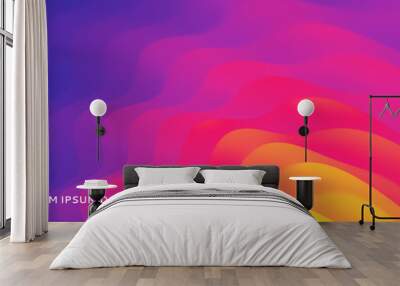 Abstract background with dynamic effect. Modern pattern. Vector illustration for design. Wall mural