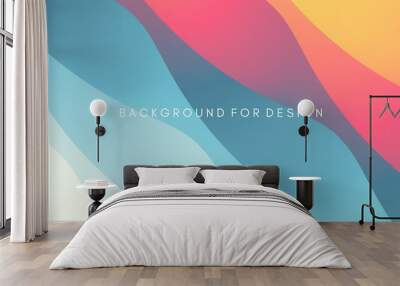 abstract background with dynamic effect. modern pattern. vector illustration for design. Wall mural