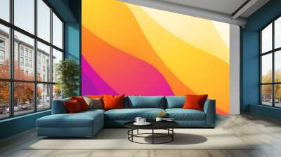 Abstract background with trendy gradients. Vector illustration for mobile phone cover and screen. Wall mural