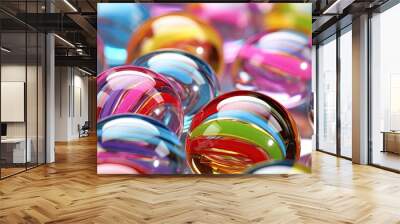 Abstract sphere background. Dynamic background for graphic design. Wall mural