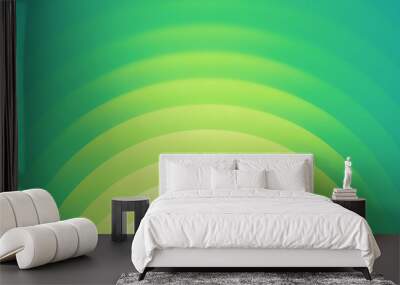 Abstract waved background with layers. Trendy covers design. Vector illustration in modern art style. Wall mural