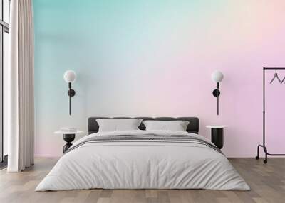 A softly lit pastel background with a gradient texture, evoking a sense of calmness and tranquility. Wall mural