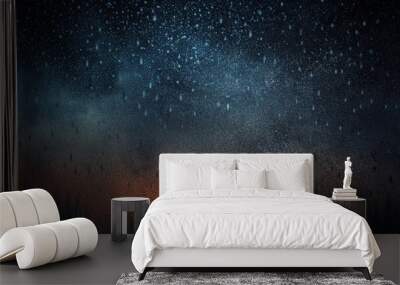 Space galaxy Grainy Background  Wall mural