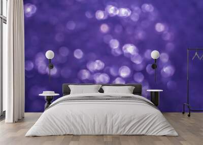 background with bubbles bokeh Wall mural