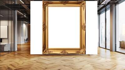 antique gold photo frame transparent PNG Wall mural