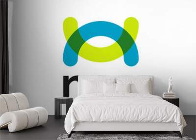 Creative Neo-Abstract Vibrant Logo Symbol Wall mural