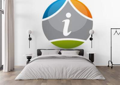 logo, internet, information Wall mural