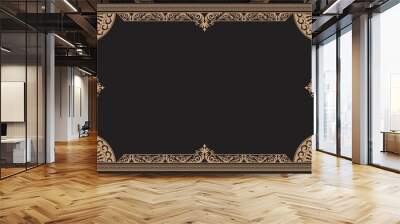 Vintage Frame With Ornament Wall mural