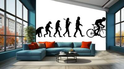 Evolution Bicycle Wall mural