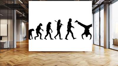 evolution breakdance 2 Wall mural