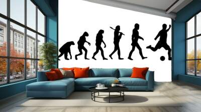 evolution soccer 2 Wall mural