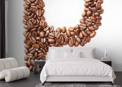 Coffee alphabet Wall mural