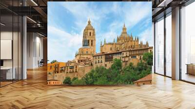 Beautiful Cathedral in Segovia Wall mural