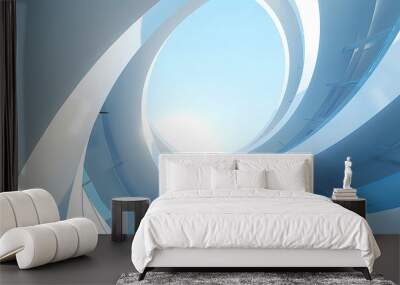 abstract architecture background Wall mural