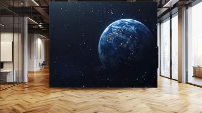 earth in space Wall mural