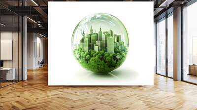 green planet earth Wall mural