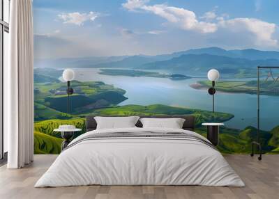 oasis, nature, scenery, travel, summer Wall mural