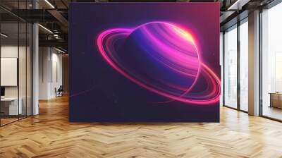 planet in space Wall mural