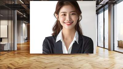 portrait of a smiling businesswoman Wall mural