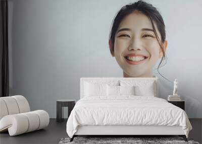 portrait of a smiling woman Wall mural