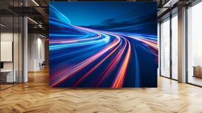 speed motion blur Wall mural