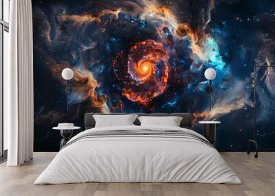 spiral galaxy in space Wall mural