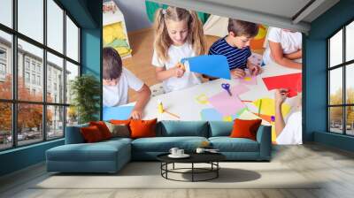 Creative kids. Creative Arts and Crafts Classes in After School Activities Wall mural