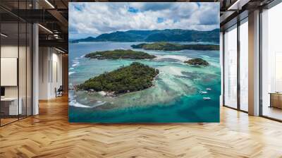 exotic Islands in Seychelles Wall mural