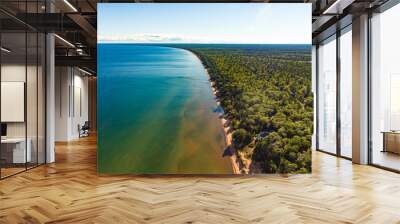 Michigan Upper Peninsula Coastline Wall mural