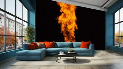 fire and smoke Wall mural