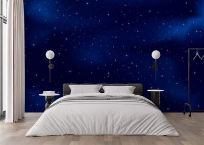 Blue Starry sky Wall mural