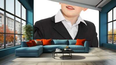 little boy in a suit Wall mural