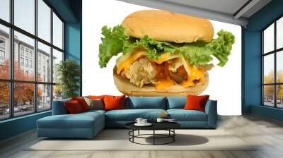 Zinger Burger, Burger, spicy Zinger Burger Wall mural