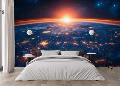 Beautiful and deep universe Wall mural