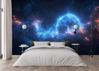 Beautiful and deep universe Wall mural