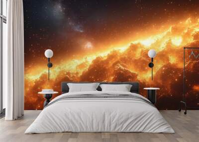 Beautiful and deep universe Wall mural