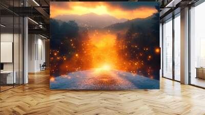 Beautiful and deep universe Wall mural