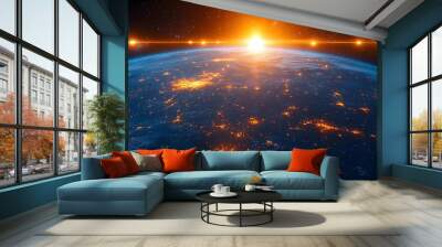 Beautiful and deep universe Wall mural