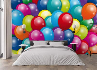 ballons 2b Wall mural