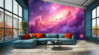 space galaxy background Wall mural