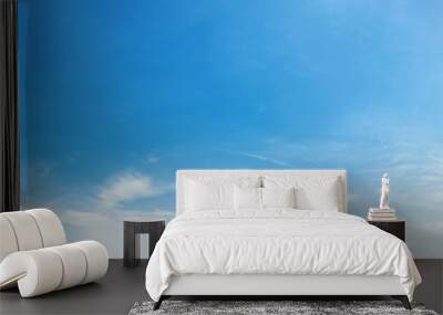 clear blue sky with no clouds Wall mural