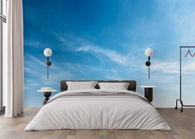 panorama blue sky with cloud and sunshine background Wall mural