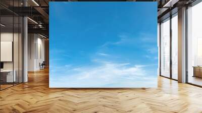 panorama blue sky with cloud and sunshine background Wall mural