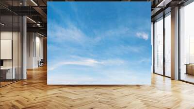 white cloud with blue sky background Wall mural